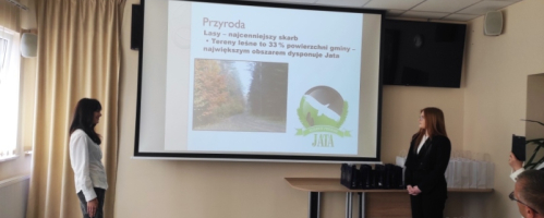 Udział przedstawicieli Samorządu Uczniowskiego w Dniu Edukacji Obywatelskiej w Gminie Łuków