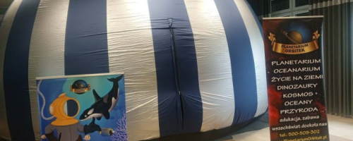 Mobilne planetarium w Centrum Kultury w Dąbiu