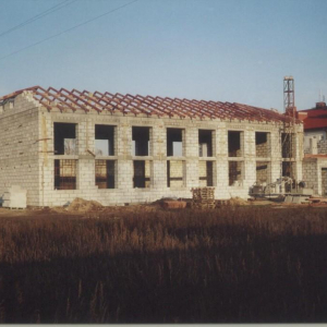 Budowa sali gimnastycznej - 2004 r.